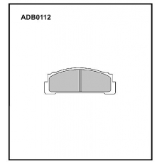 ADB0112 Allied Nippon Тормозные колодки