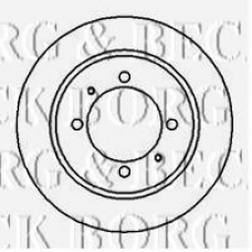 BBD4195 BORG & BECK Тормозной диск