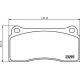 8DB 355 008-981 HELLA PAGID Комплект тормозных колодок, дисковый тормоз