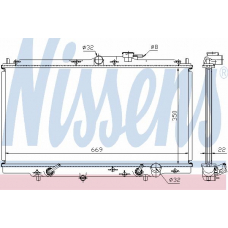 63314A NISSENS Радиатор, охлаждение двигателя