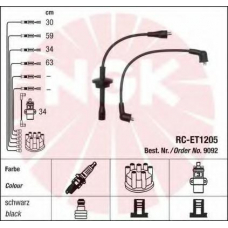 9092 NGK Комплект проводов зажигания