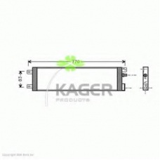 94-6386 KAGER Конденсатор, кондиционер