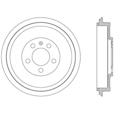 BAD9049.10 OPEN PARTS Тормозной барабан