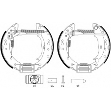 8DB 355 022-931 HELLA PAGID Комплект тормозных колодок