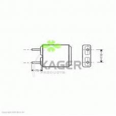 32-0076 KAGER Теплообменник, отопление салона