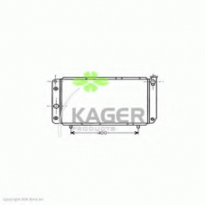 31-2987 KAGER Радиатор, охлаждение двигателя