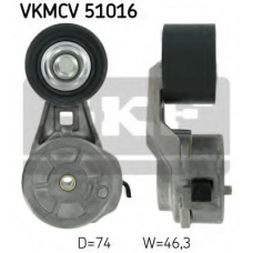 VKMCV 51016 SKF Натяжной ролик, поликлиновой  ремень