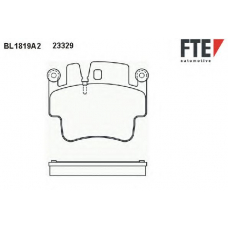 BL1819A2 FTE Комплект тормозных колодок, дисковый тормоз