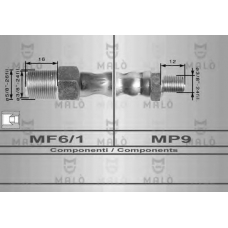 8245 Malo Тормозной шланг