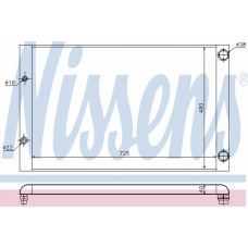 60427 NISSENS Радиатор, охлаждение двигателя