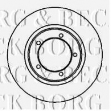 BBD4980 BORG & BECK Тормозной диск