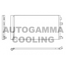 107515 AUTOGAMMA Конденсатор, кондиционер