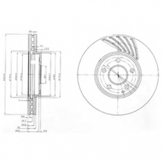 BG4029 DELPHI Тормозной диск