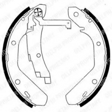 LS1594 DELPHI Комплект тормозных колодок