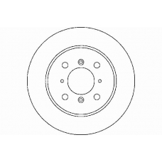 MDC1297 MINTEX Тормозной диск