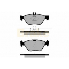 PA1106 BRAKE ENGINEERING Комплект тормозных колодок, дисковый тормоз