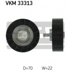 VKM 33313 SKF Паразитный / ведущий ролик, поликлиновой ремень