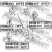 MMB-016 FEBEST Подвеска, двигатель