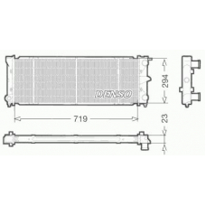 DRM32026 DENSO Радиатор, охлаждение двигателя