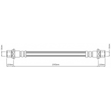 VBJ272 MOTAQUIP Тормозной шланг