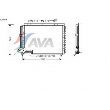 VO5079 AVA Конденсатор, кондиционер