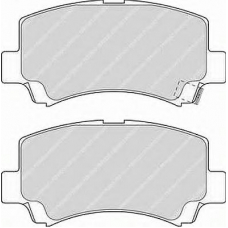 FDB1421 FERODO Комплект тормозных колодок, дисковый тормоз