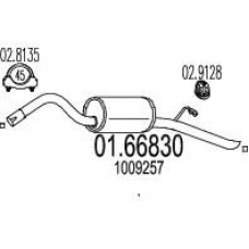 01.66830 MTS Глушитель выхлопных газов конечный