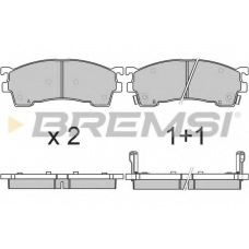 BP2961 BREMSI Комплект тормозных колодок, дисковый тормоз