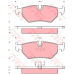 GDB1109 TRW Комплект тормозных колодок, дисковый тормоз
