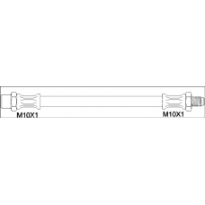 G1901.58 WOKING Тормозной шланг