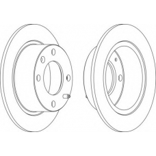 DDF052-1 FERODO Тормозной диск