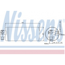 95094 NISSENS Осушитель, кондиционер