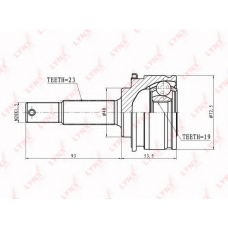 CO-5761 LYNX Co-5761 шрус наружный nissan micra (k11) 1.0 92-00