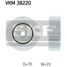 VKM 38220 SKF Натяжной ролик, поликлиновой  ремень