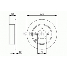 0 986 479 525 BOSCH Тормозной диск