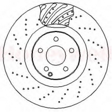 562348B BENDIX Тормозной диск