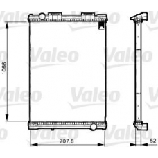 733512 VALEO Радиатор, охлаждение двигателя