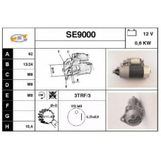 SE9000 SNRA Стартер