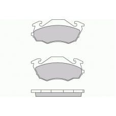 12-0738 E.T.F. Комплект тормозных колодок, дисковый тормоз