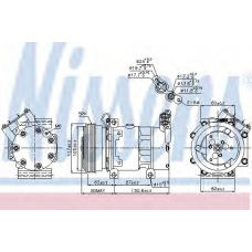 89146 NISSENS Компрессор, кондиционер