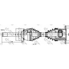 266002 GSP Приводной вал