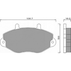 AC486481D AC Delco Комплект тормозных колодок, дисковый тормоз