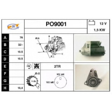 PO9001 SNRA Стартер