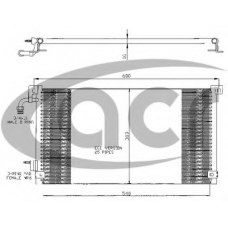 300390 ACR Конденсатор, кондиционер
