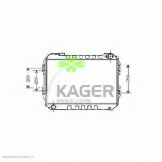 31-2384 KAGER Радиатор, охлаждение двигателя
