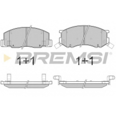 BP3144 BREMSI Комплект тормозных колодок, дисковый тормоз