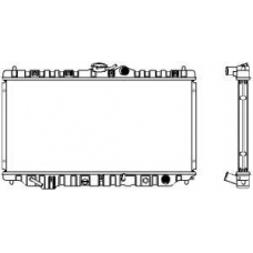 1211-0202 SAKURA  Automotive Радиатор, охлаждение двигателя