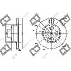 BD1160 DJ PARTS Тормозной диск