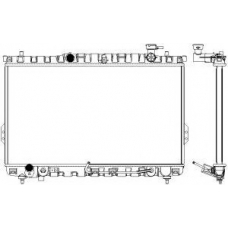 3221-1006 SAKURA  Automotive Радиатор, охлаждение двигателя