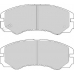 FD6665A NECTO Комплект тормозных колодок, дисковый тормоз